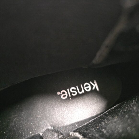 NWT Kenzie Black Suede Ankle Boots | Chelsea Style Size 10 Grunge FallStyle Chic - Picture 8 of 11